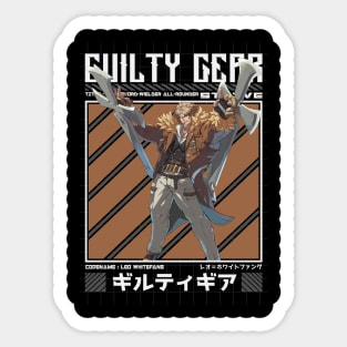 Leo Whitefang - Guilty Gear Strive Sticker